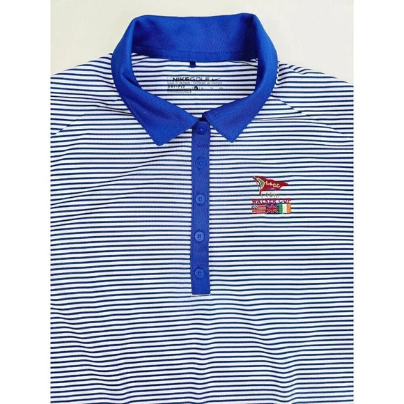 Nike Golf Dri Fit Women's Size XL Los Angeles Country Club Walker Cup Logo Polo - Picture 12 of 12